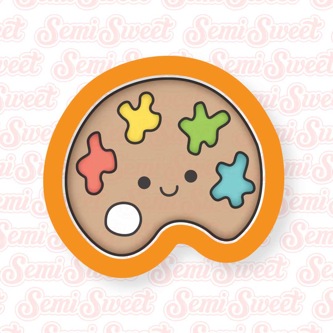 Paint Palette Cookie Cutter | Semi Sweet Designs