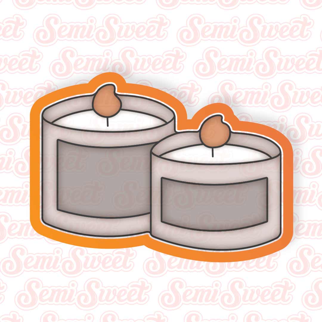 candle jars cookie cutter