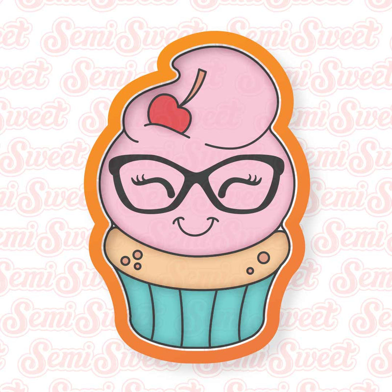 Cupcake Cookie Cutter | Semi Sweet Designs