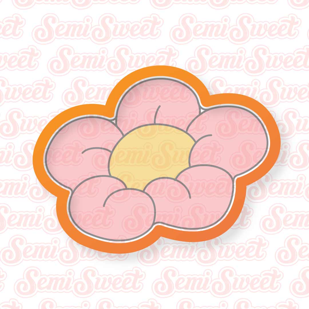 Isolated Daisy Cookie Cutter | Semi Sweet Designs