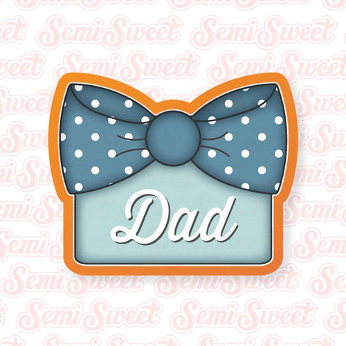 Bow Tie Plaque Cookie Cutter