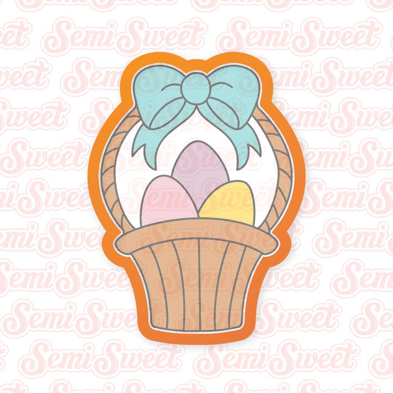 Easter Basket Cookie Cutter | Semi Sweet Designs