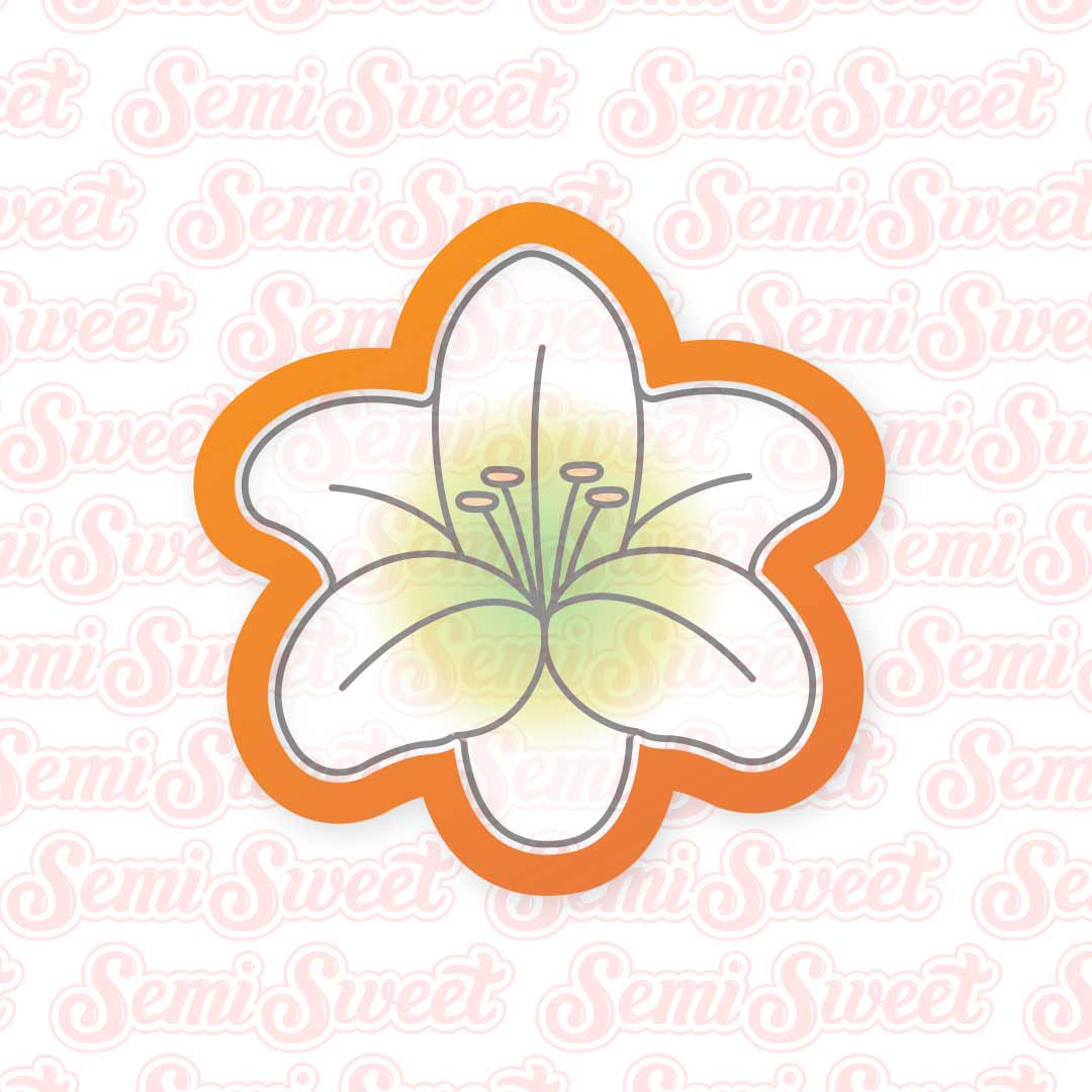 Easter Lily Cookie Cutter | Semi Sweet Designs