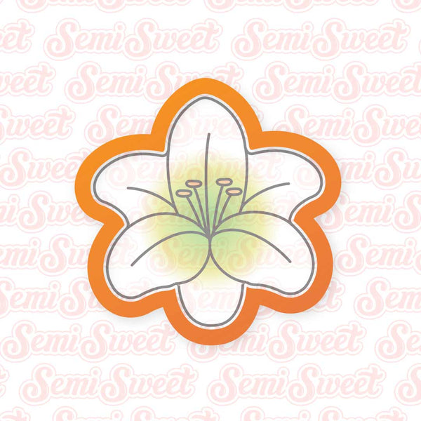 Easter Lily Cookie Cutter | Semi Sweet Designs