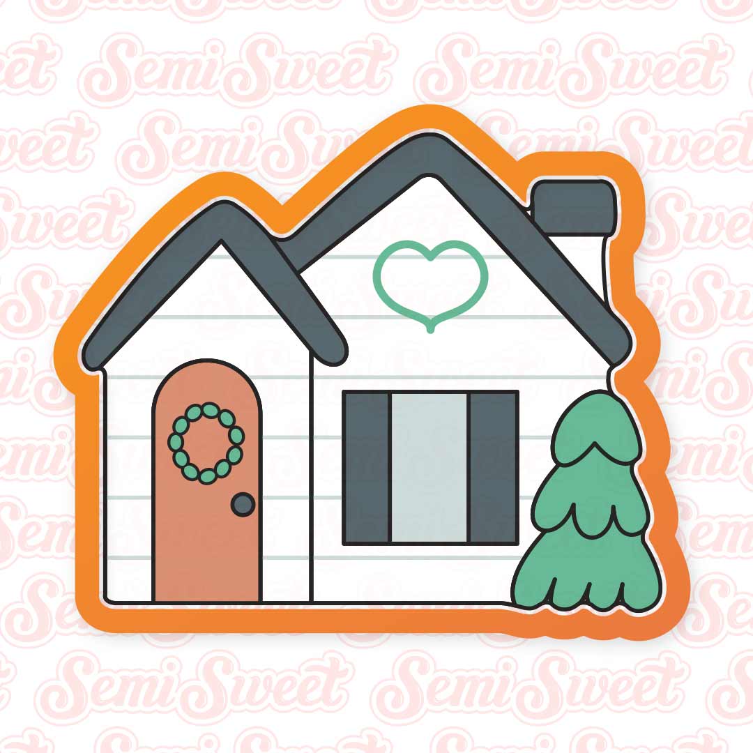 Cottage House Cookie Cutter | Semi Sweet Designs