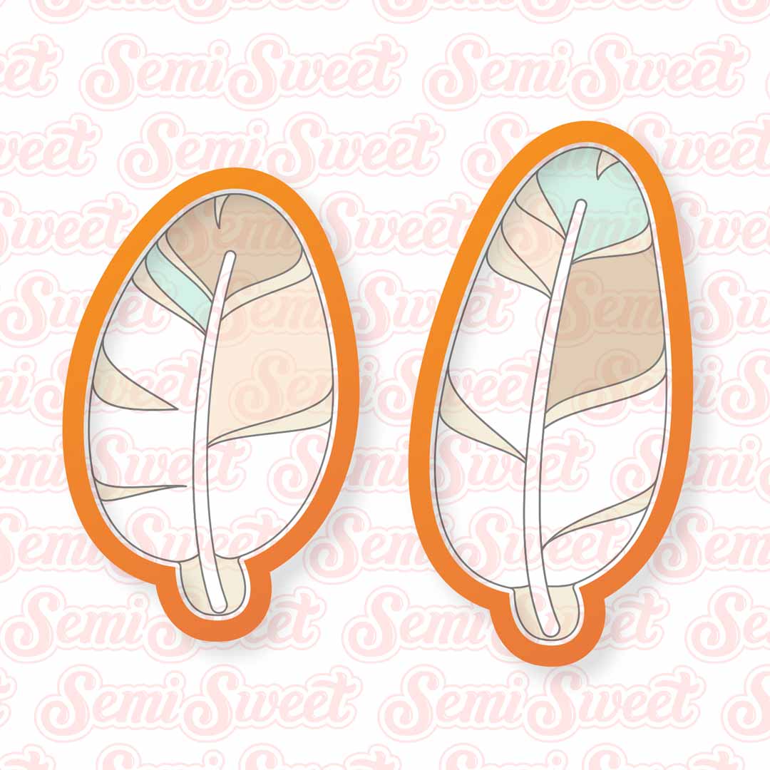 Feather Cookie Cutters | Semi Sweet Designs