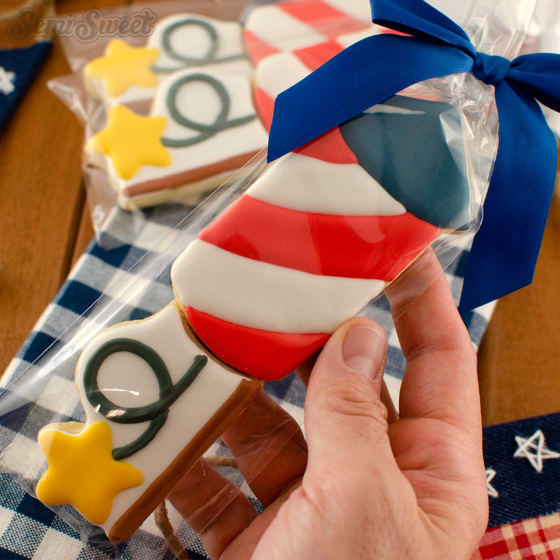 skinny firework cookie set