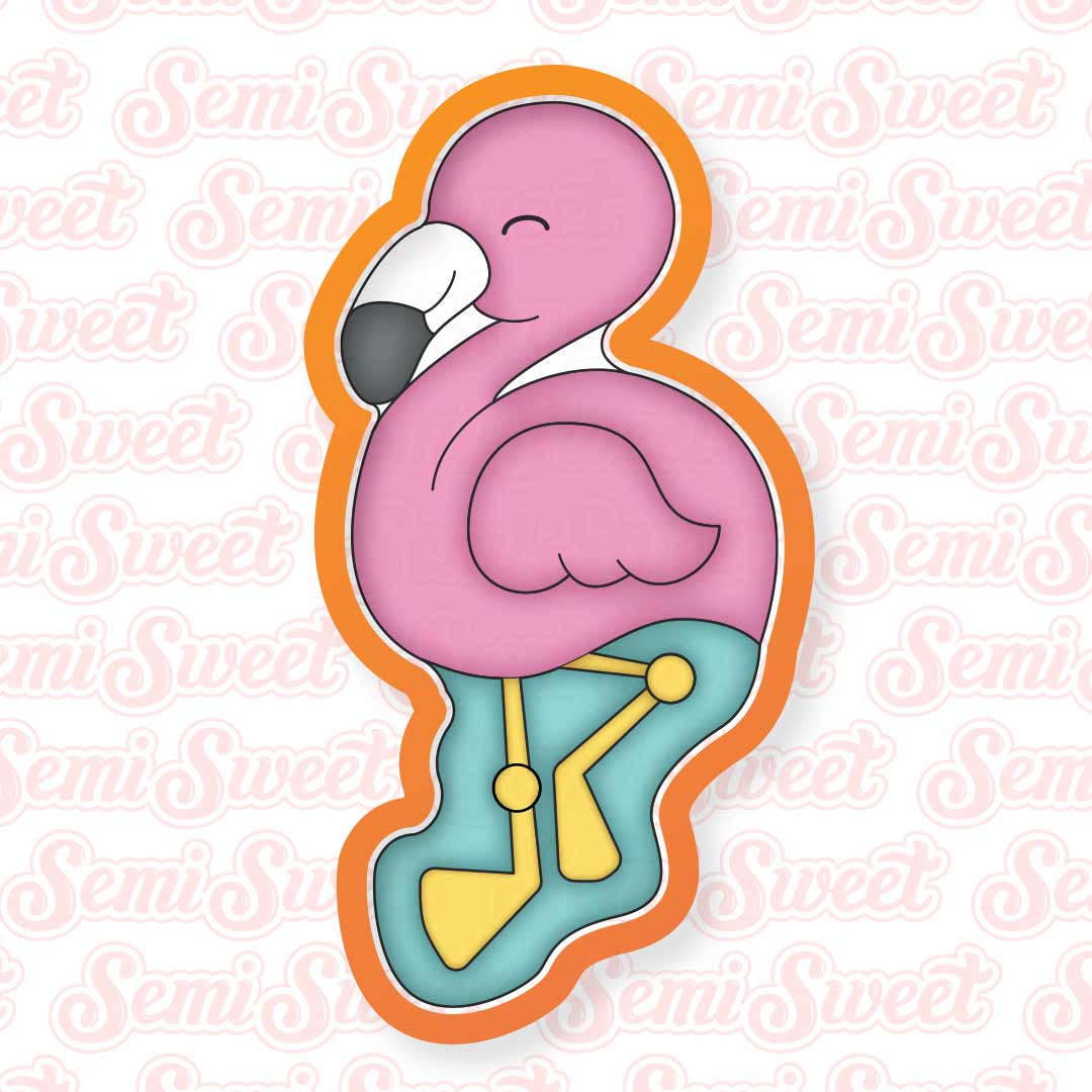 Flamingo Cookie Cutter | Semi Sweet Designs