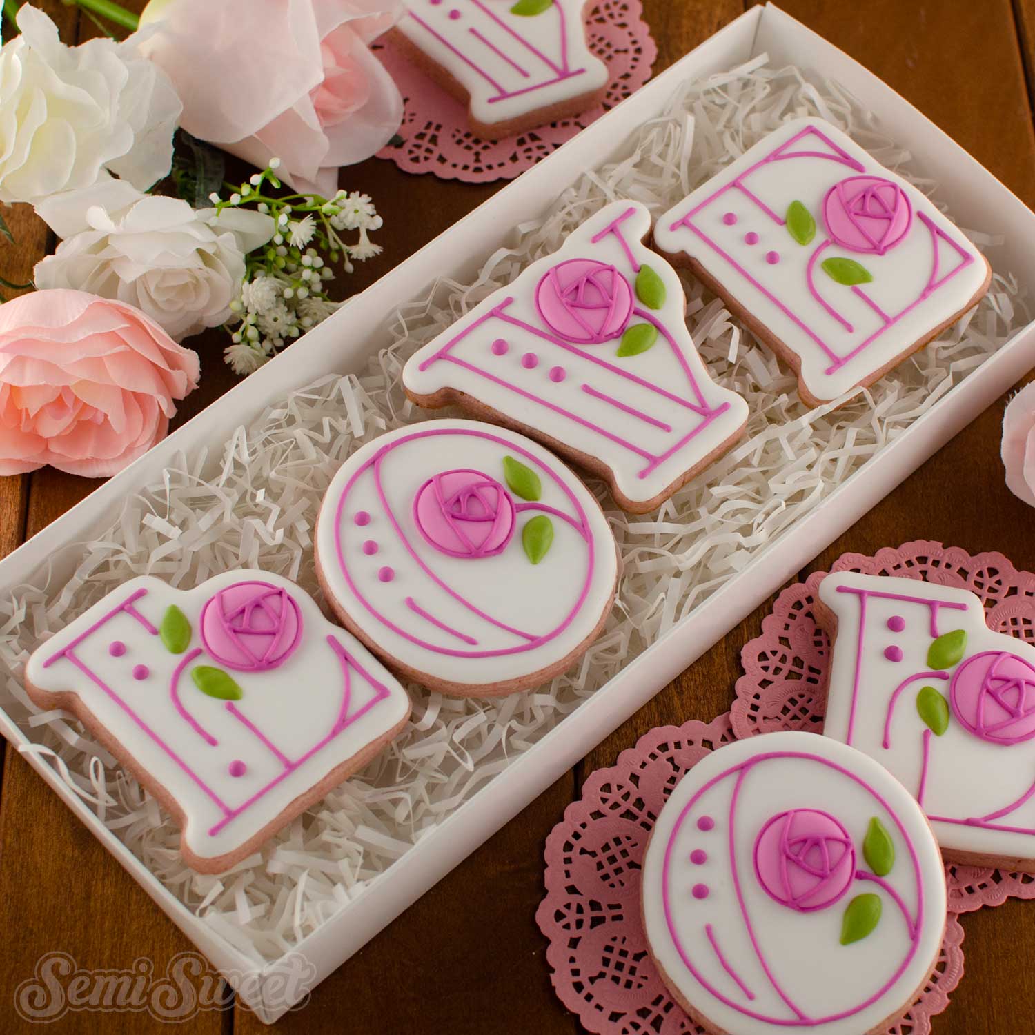 Floral LOVE Letters Cookie Cutter Set