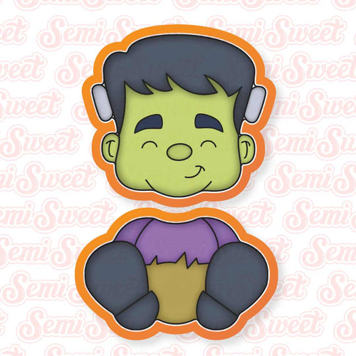 2-Piece Frankenstein Cookie Cutter Set
