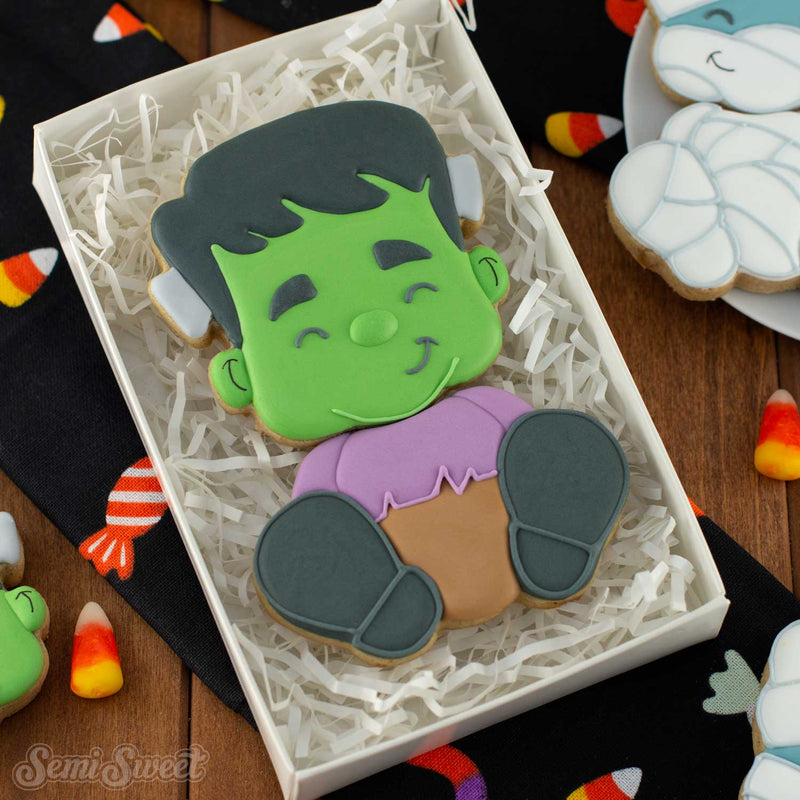 3-Piece Frankenstein & Mummy Cookie Cutter Set