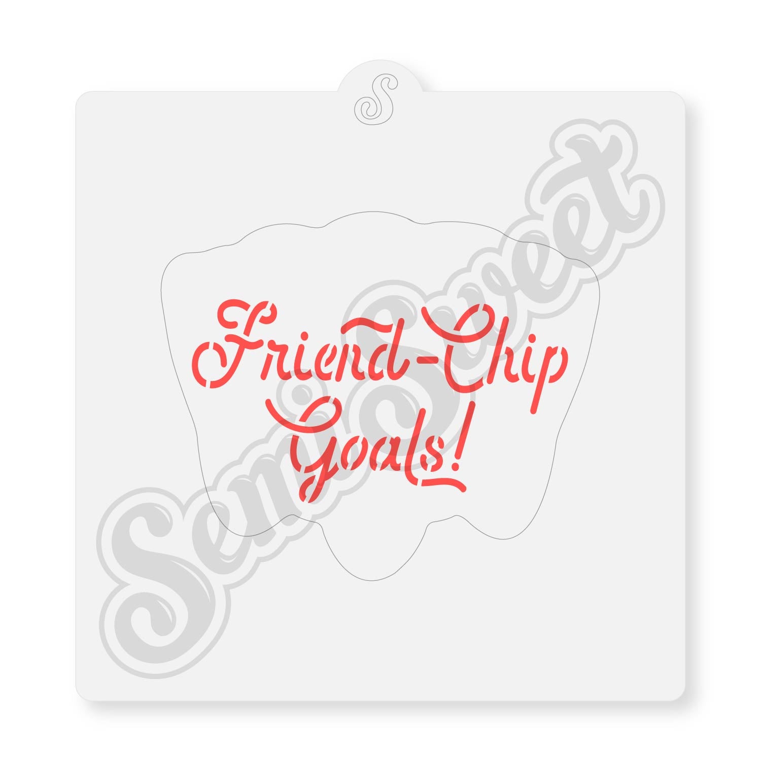 Friend-Chip Goals Cookie Cutter Set