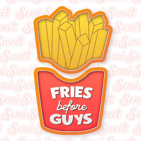 french fries cookie cutter set