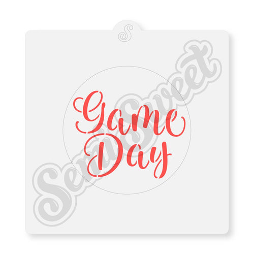 Game Day Stencil