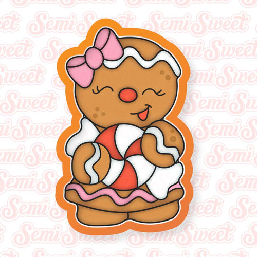 Gingerbread Candy Girl Cookie Cutter