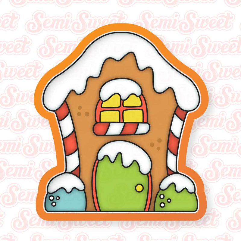 Gingerbread House Cookie Cutter | Semi Sweet Designs