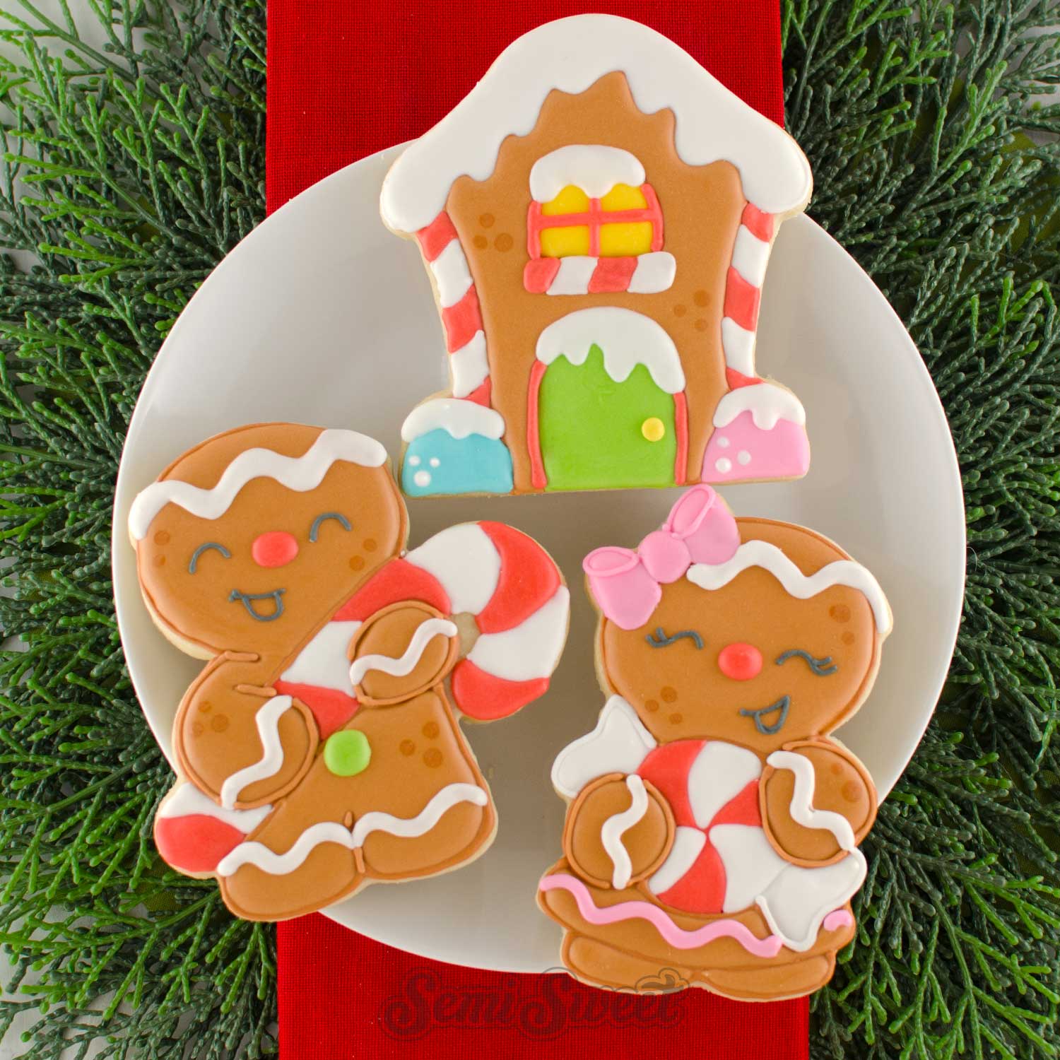 Gingerbread Candy Girl Cookie Cutter