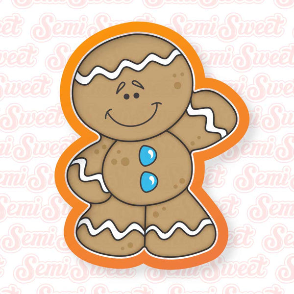 Gingerbread Man Cookie Cutter | Semi Sweet Designs