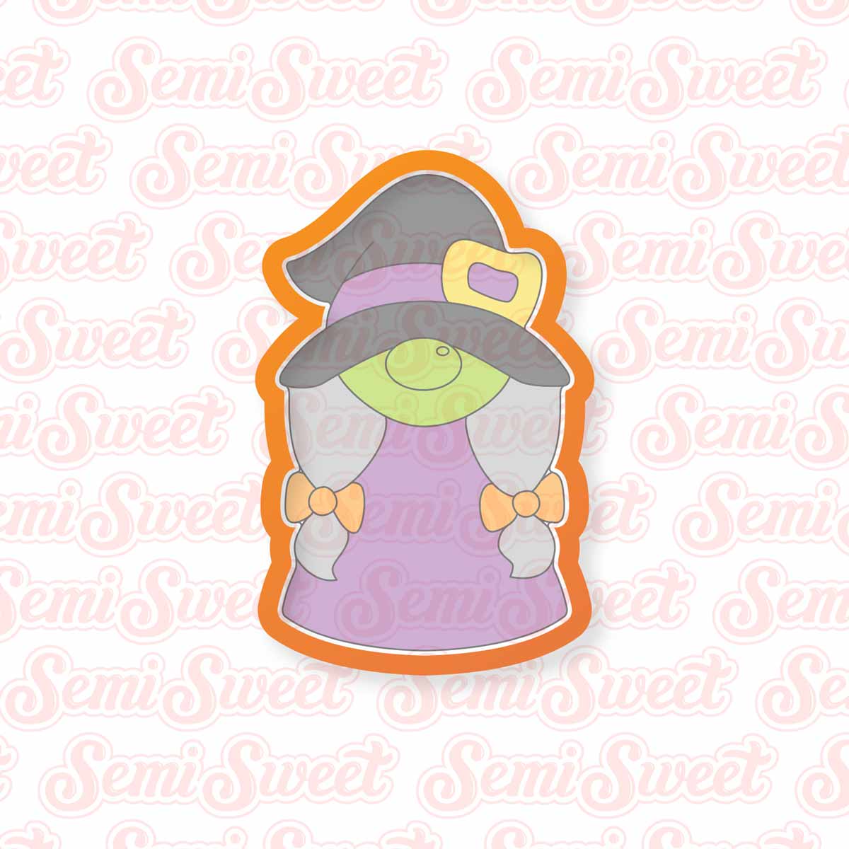 gnome witch cookie cutter | Semi Sweet Designs