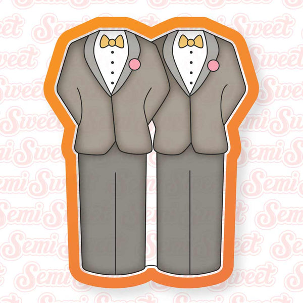 Wedding Grooms Cookie Cutter | Semi Sweet Designs
