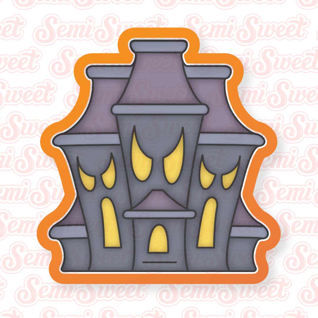 Haunted House Cookie Cutter | Semi Sweet Designs