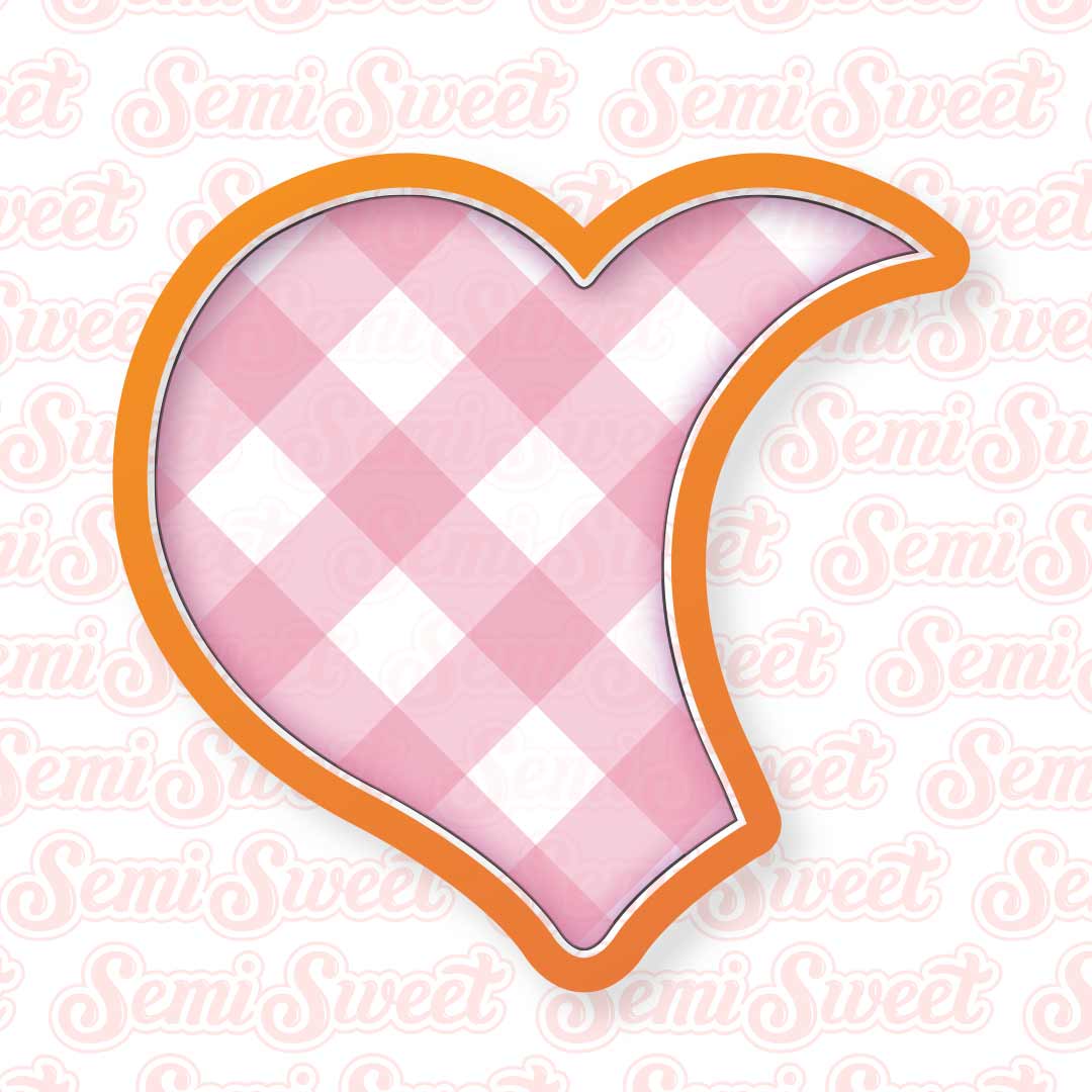 Overlapping Heart Platter Cookie Cutter Overlapping Heart Platter Cookie Cutter