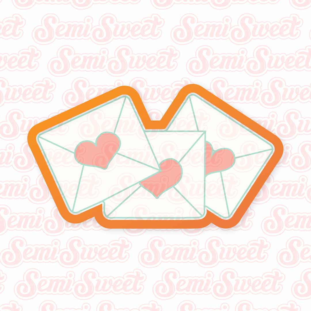 Love Letters Cookie Cutter | Semi Sweet Designs