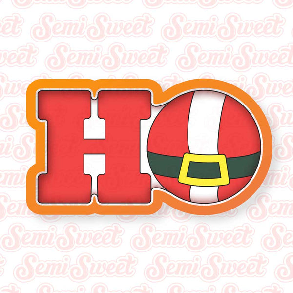 Ho Ho Ho Cookie Cutter | Semi Sweet Designs