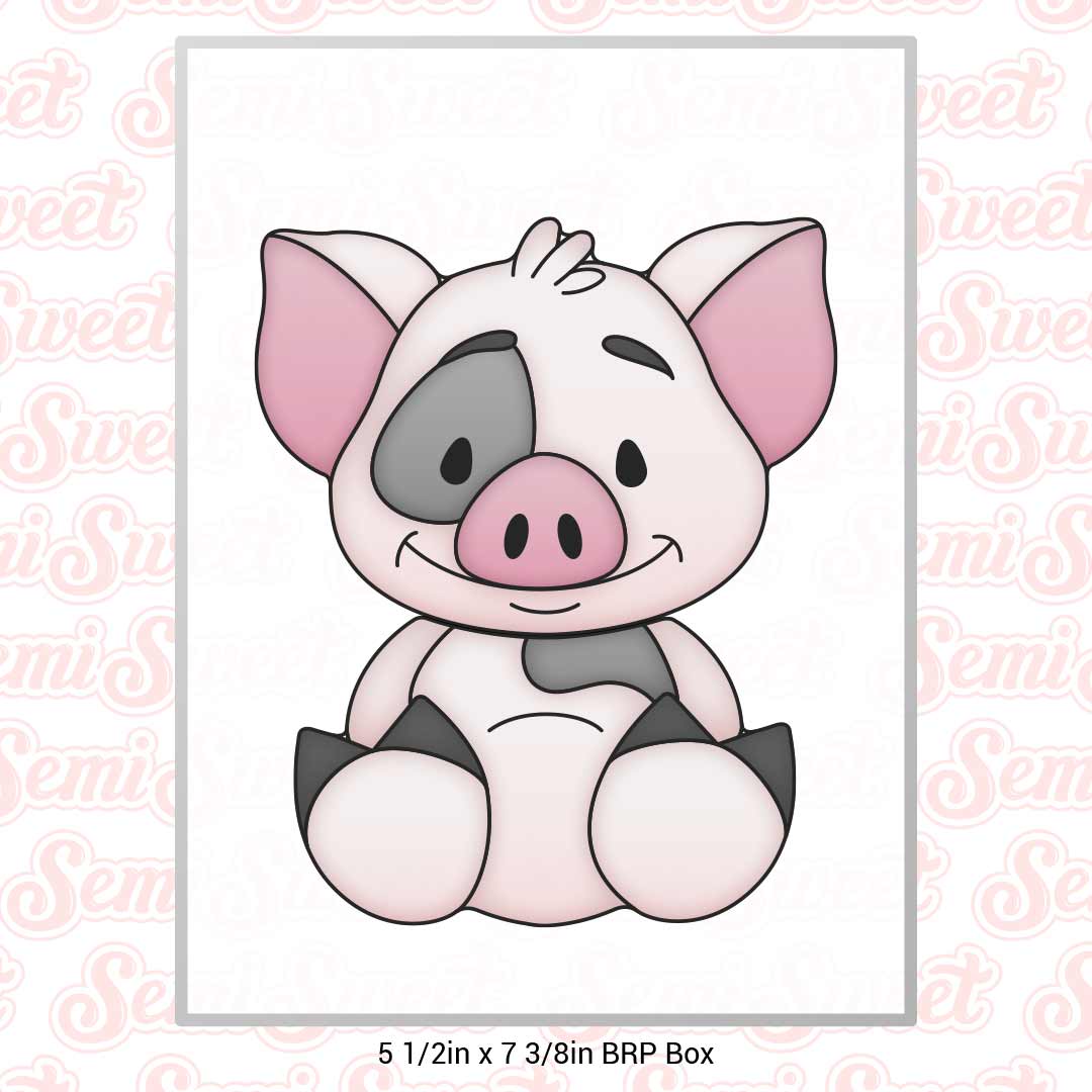 2-Piece Pig Cookie Cutter Set