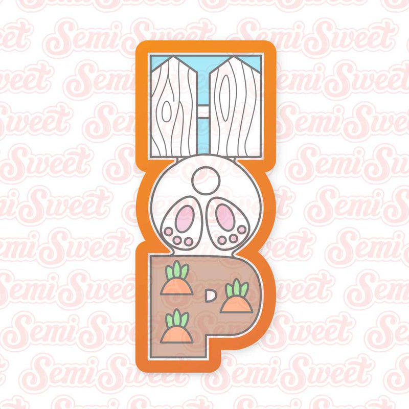 Hop Easter Stick Cookie Cutter | Semi Sweet Designs