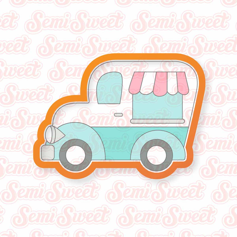 Ice Cream Truck Cookie Cutter | Semi Sweet Designs
