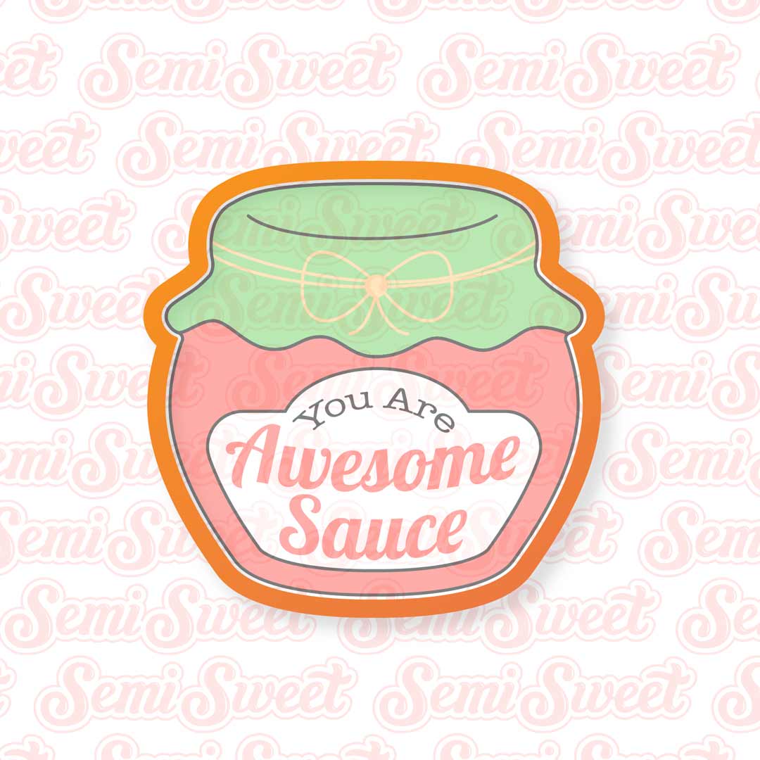 Jelly Jar Cookie Cutter | Semi Sweet Designs