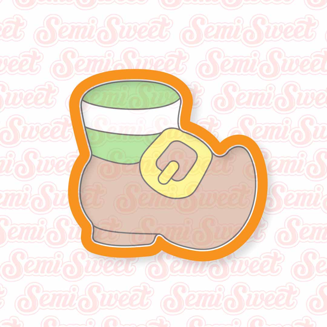 Leprechaun Shoe Cookie Cutter | Semi Sweet Designs