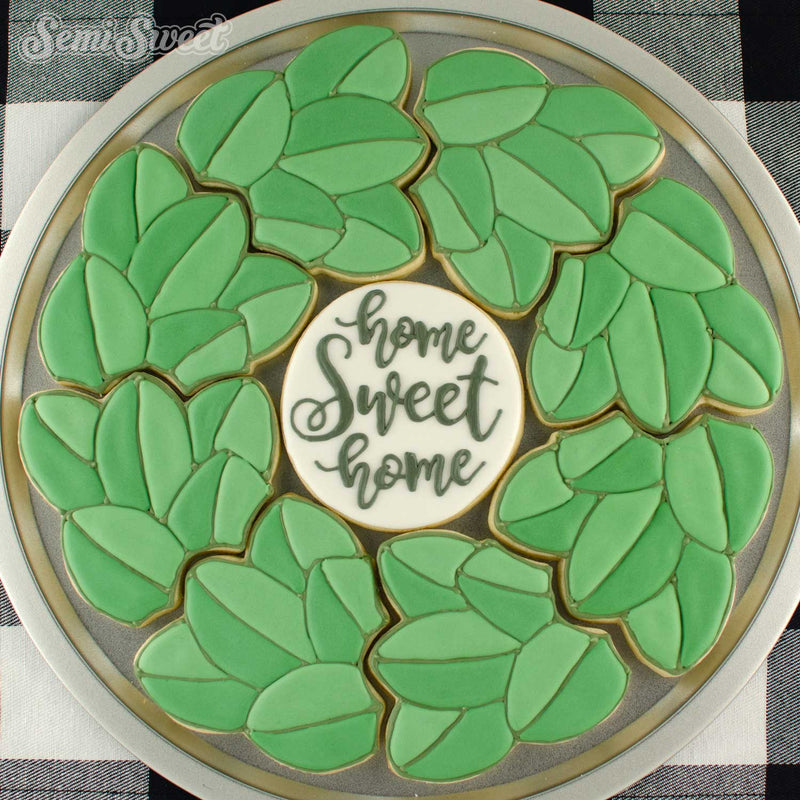 Magnolia Wreath Platter Cookie Cutter Set