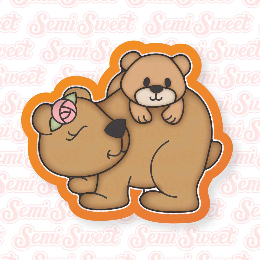 Mama Bear Cookie Cutter | Semi Sweet Designs