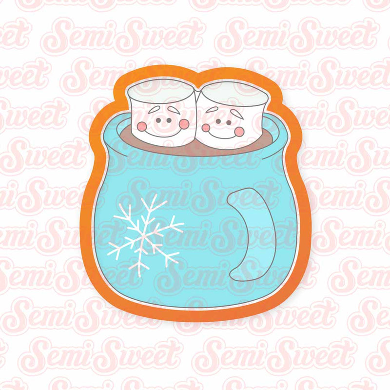 Hot Chocolate Mug Cookie Cutter | Semi Sweet Designs