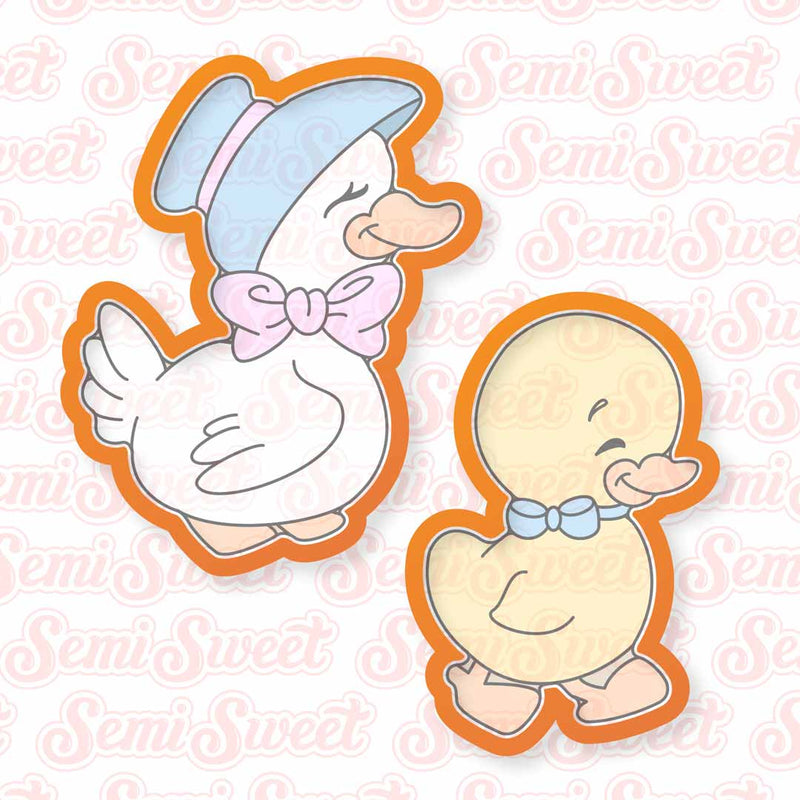 Mother Goose and Duckling Cookie Cutter Set