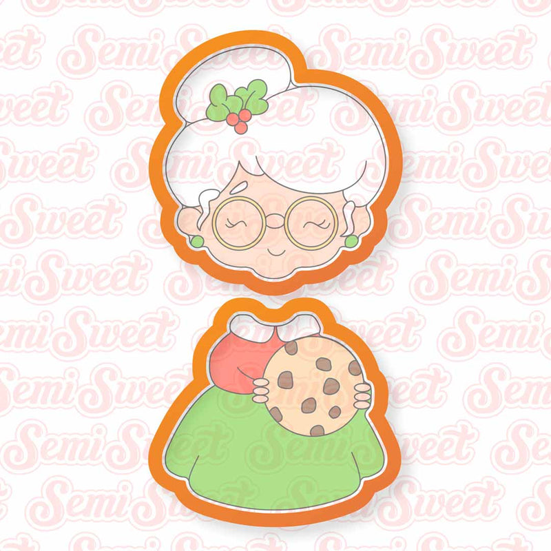 Cookie Mrs. Claus Cookie Cutter Set