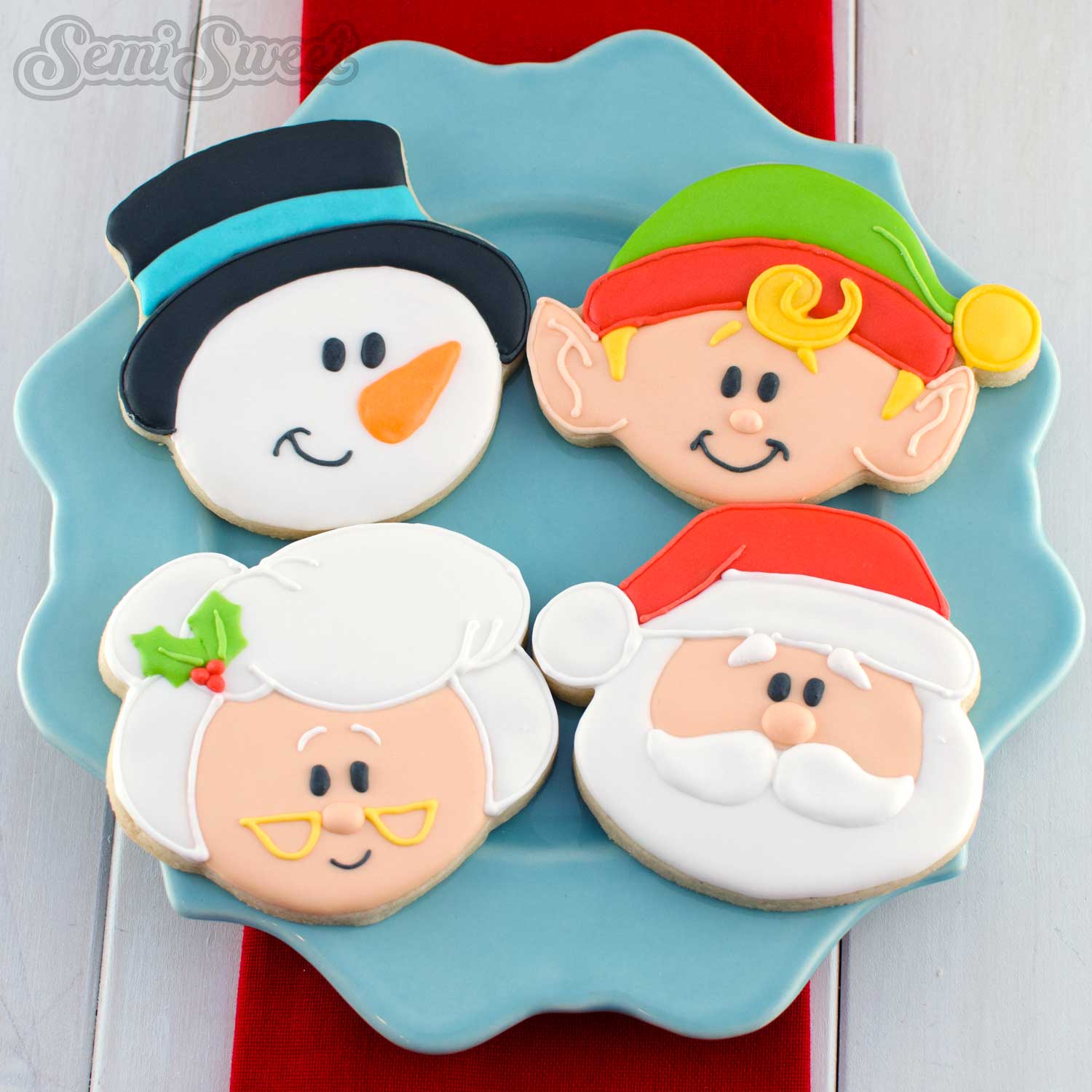 North Pole Series Head Cookie Cutters