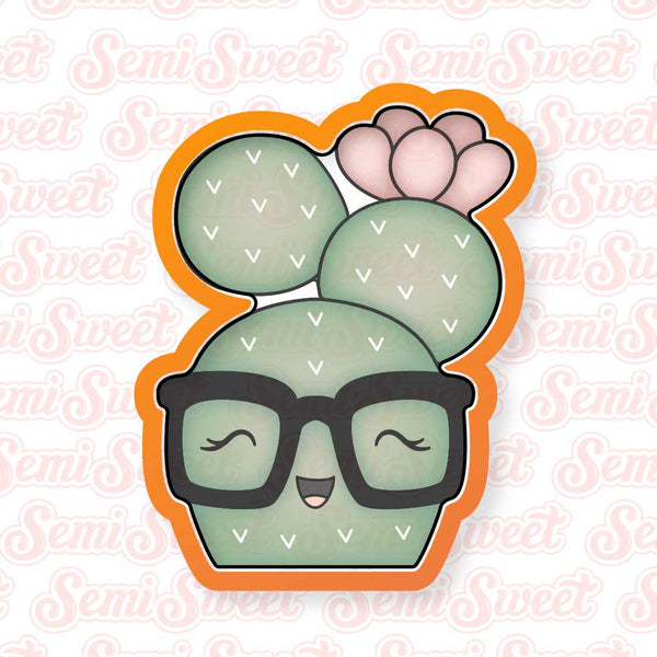 Nerdy Cactus Single Cookie Cutter