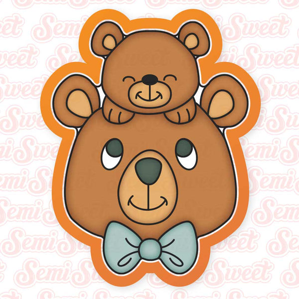 Papa Bear Cookie Cutter | Semi Sweet Designs