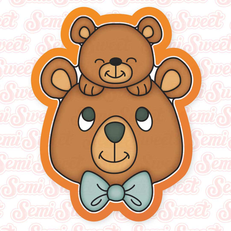 Papa Bear Cookie Cutter | Semi Sweet Designs