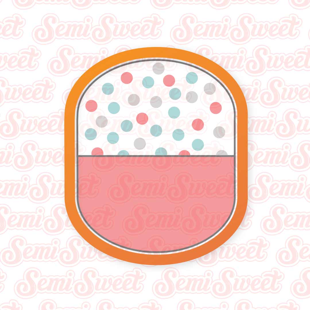 Pill Cookie Cutter | Semi Sweet Designs