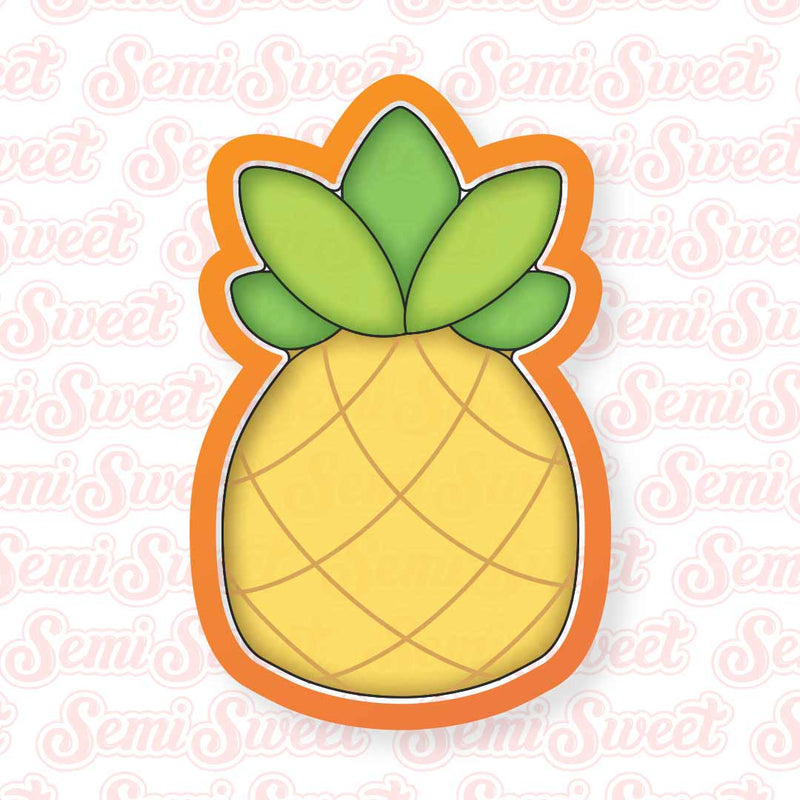 Pineapple Cookie Cutter | Semi Sweet Designs