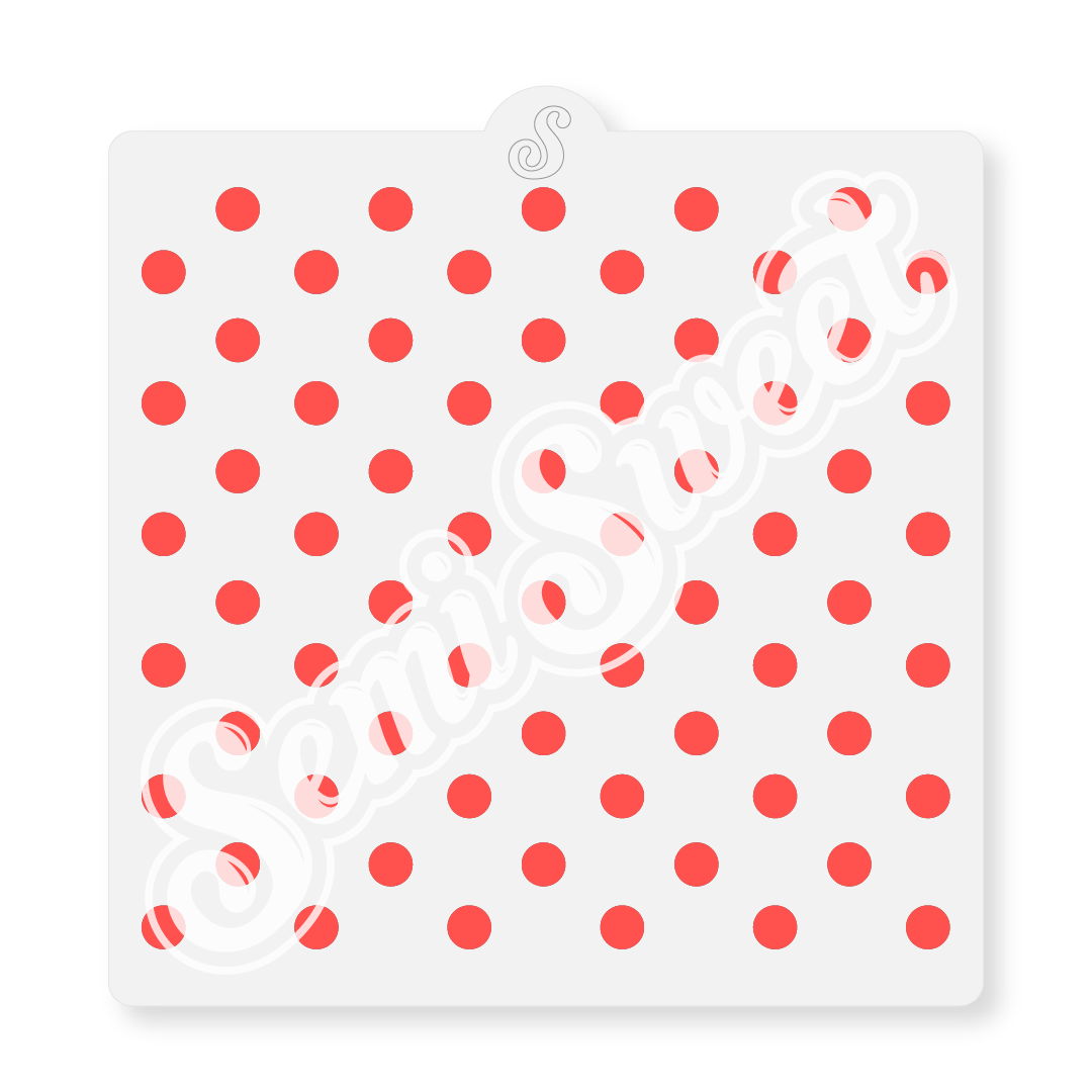 Large Polka Dots Stencil