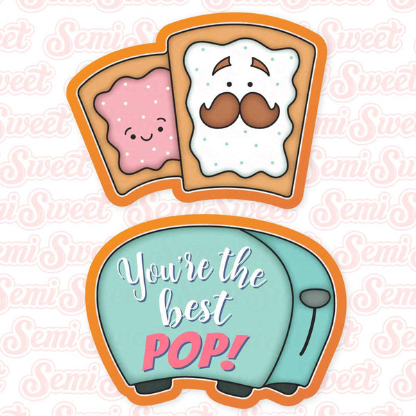 Pop-Tart & Toaster Cookie Cutter Set | Semi Sweet Designs