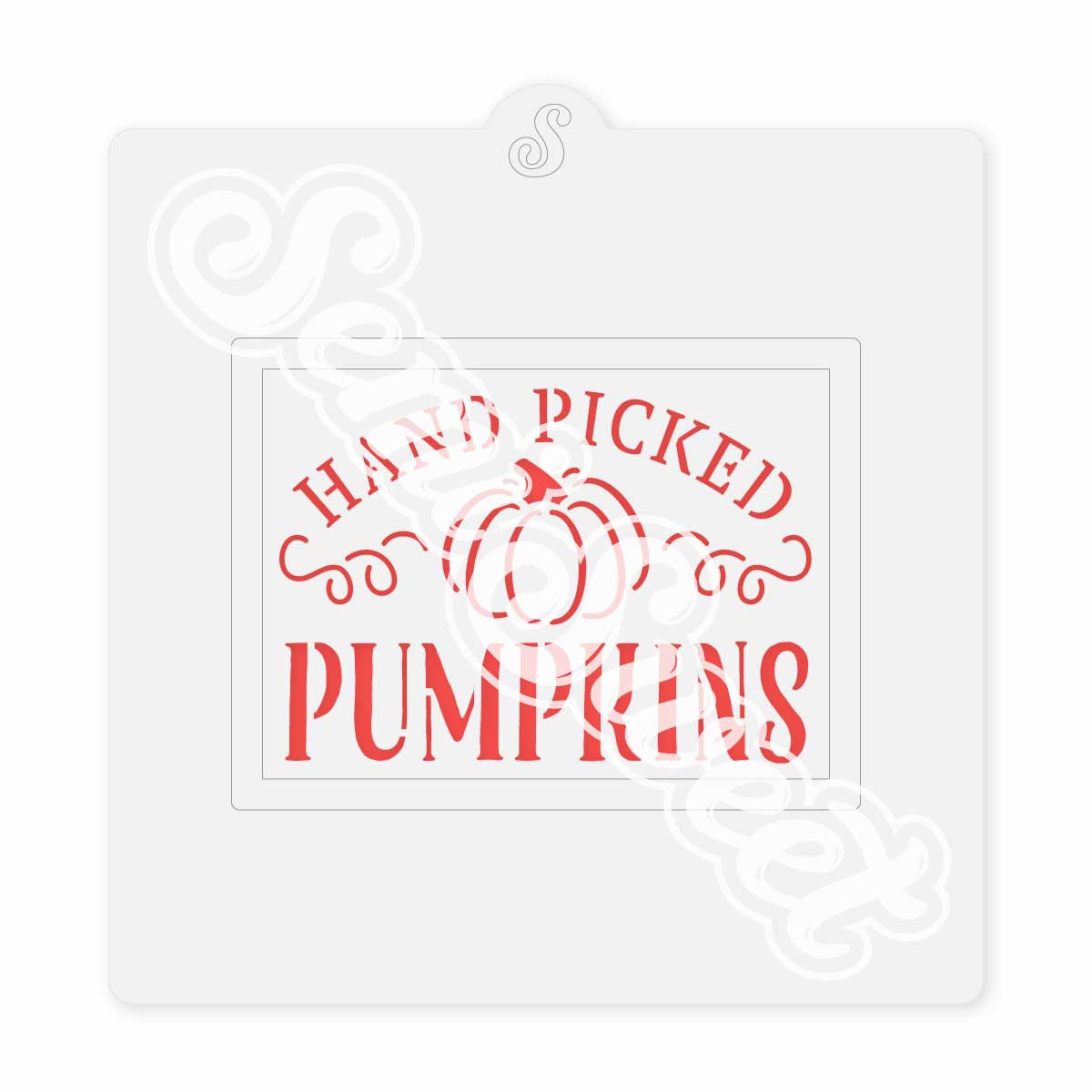 Hand Picked Pumpkins Farm Sign Stencil | Semi Sweet Designs
