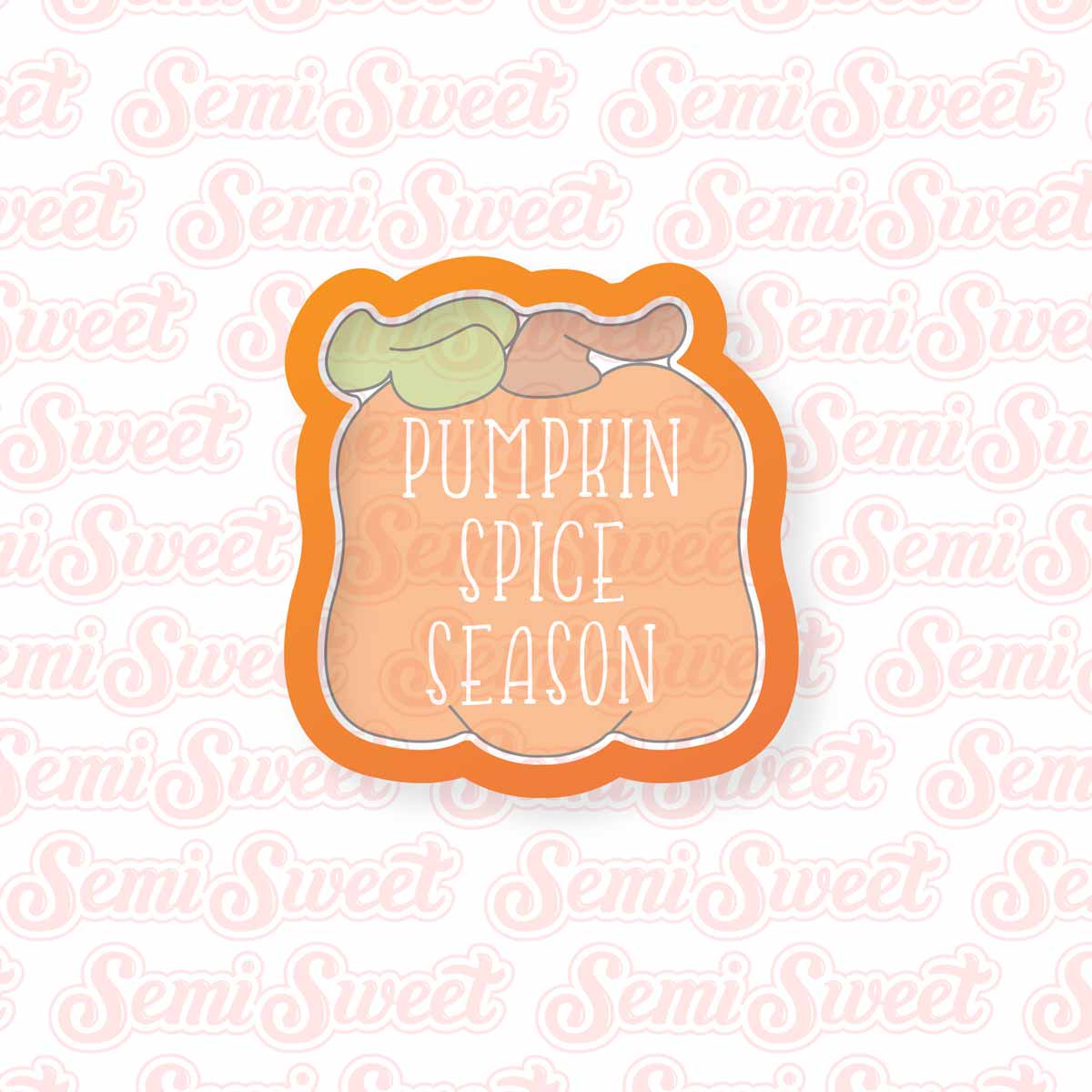 Square Pumpkin Cookie Cutter | Semi Sweet Designs