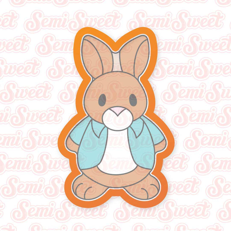 Rabbit Boy Cookie Cutter | Semi Sweet Designs