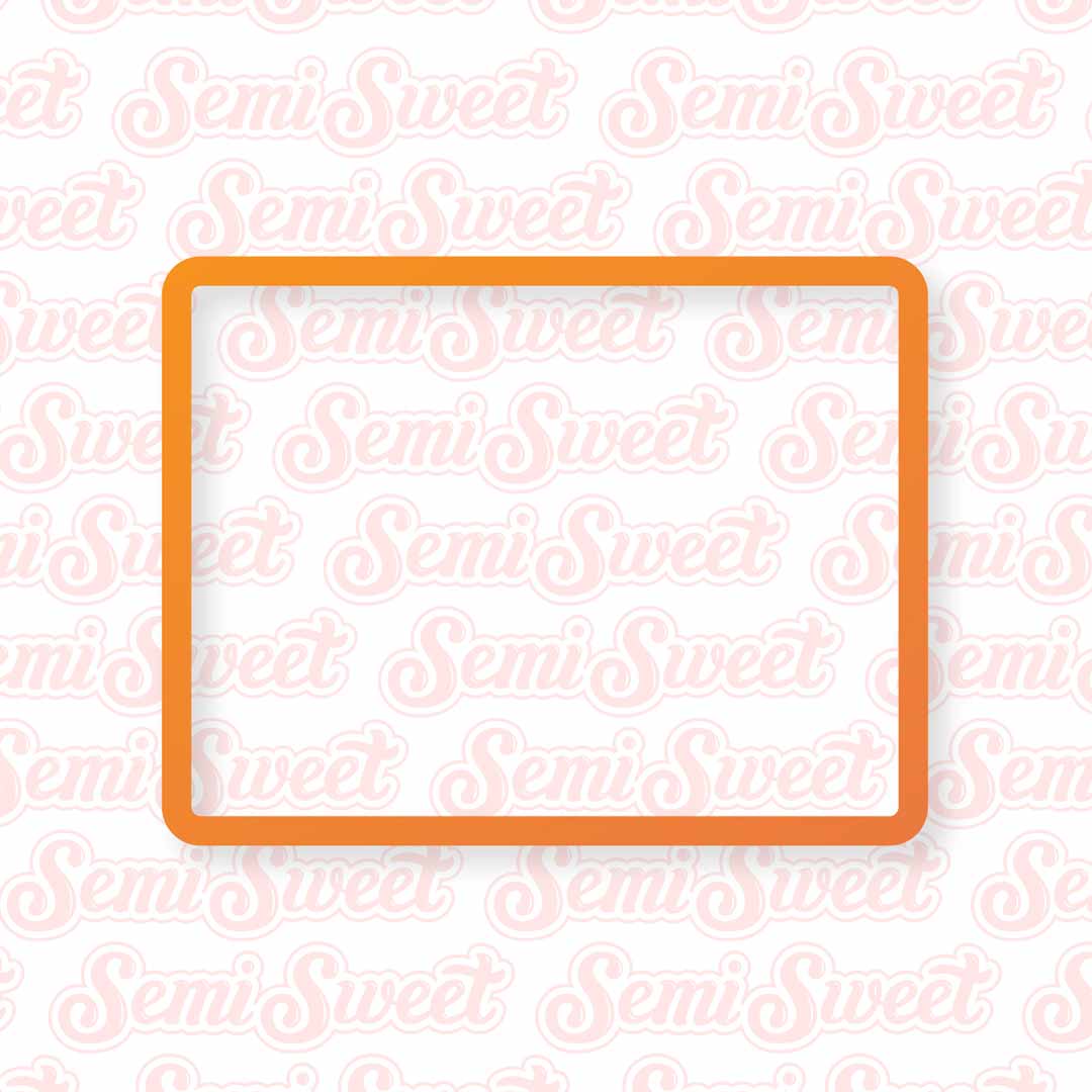 Rectangle Cookie Cutter | Semi Sweet Designs